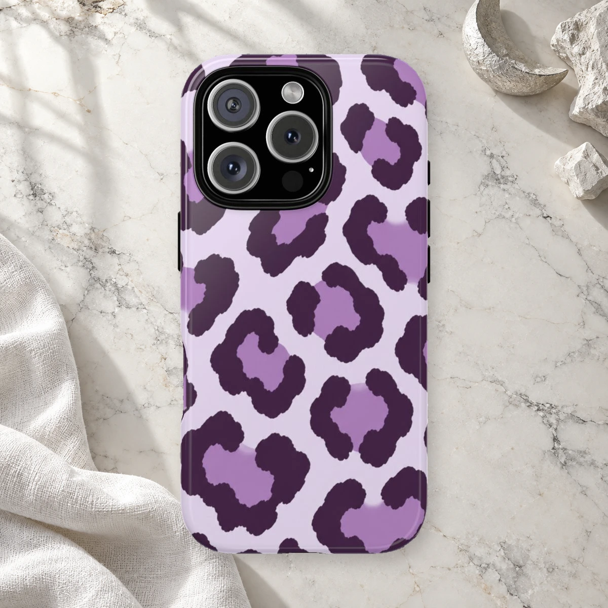 Lavender Bold phone case styled view